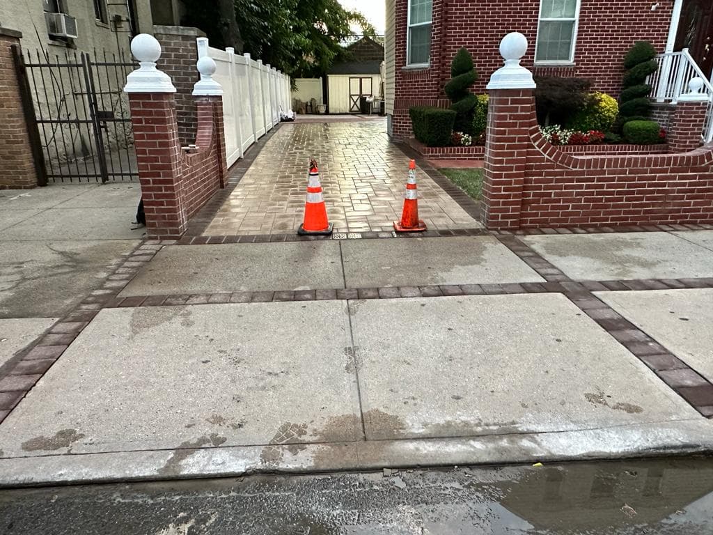 Driveway Paver Installation in 8680 20th Avenue, Brooklyn NY